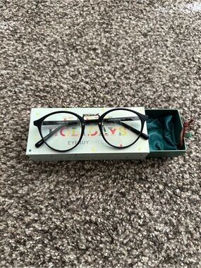 Eyebuydirect Chillax Round Matte Eyeglasses NWOT Black